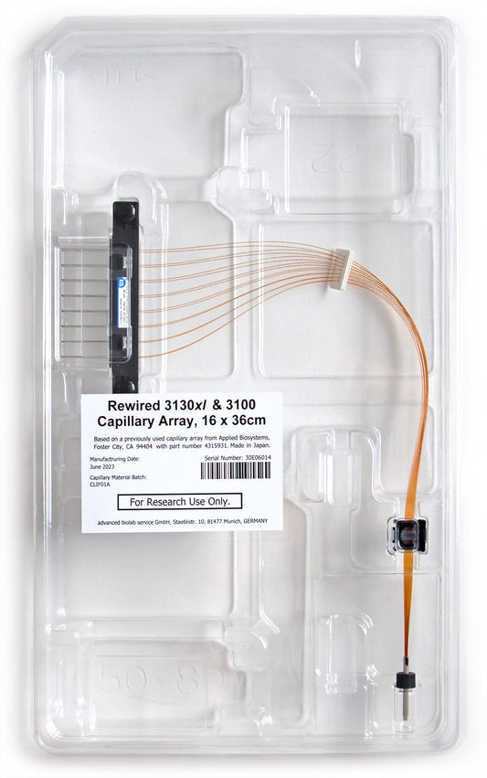 ABI 3130xl Capillary Array 16 x 36cm (rewired Applied Biosystems® 4315931)