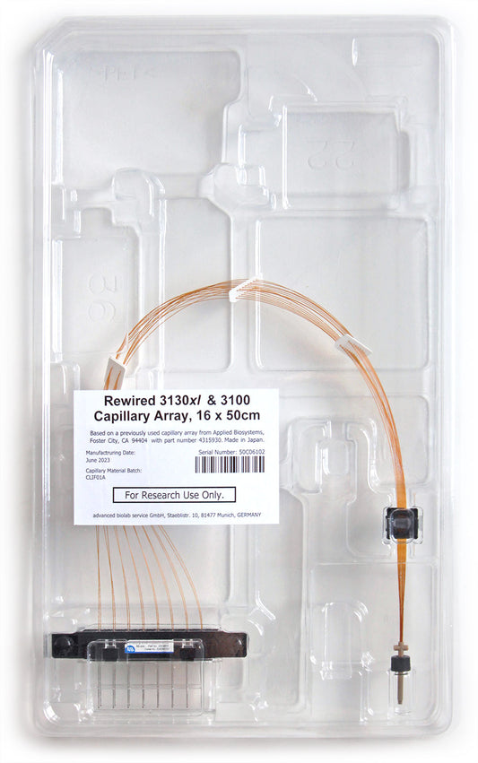 ABI 3130xl Capillary Array 16 x 50cm (rewired Applied Biosystems® 4315930)